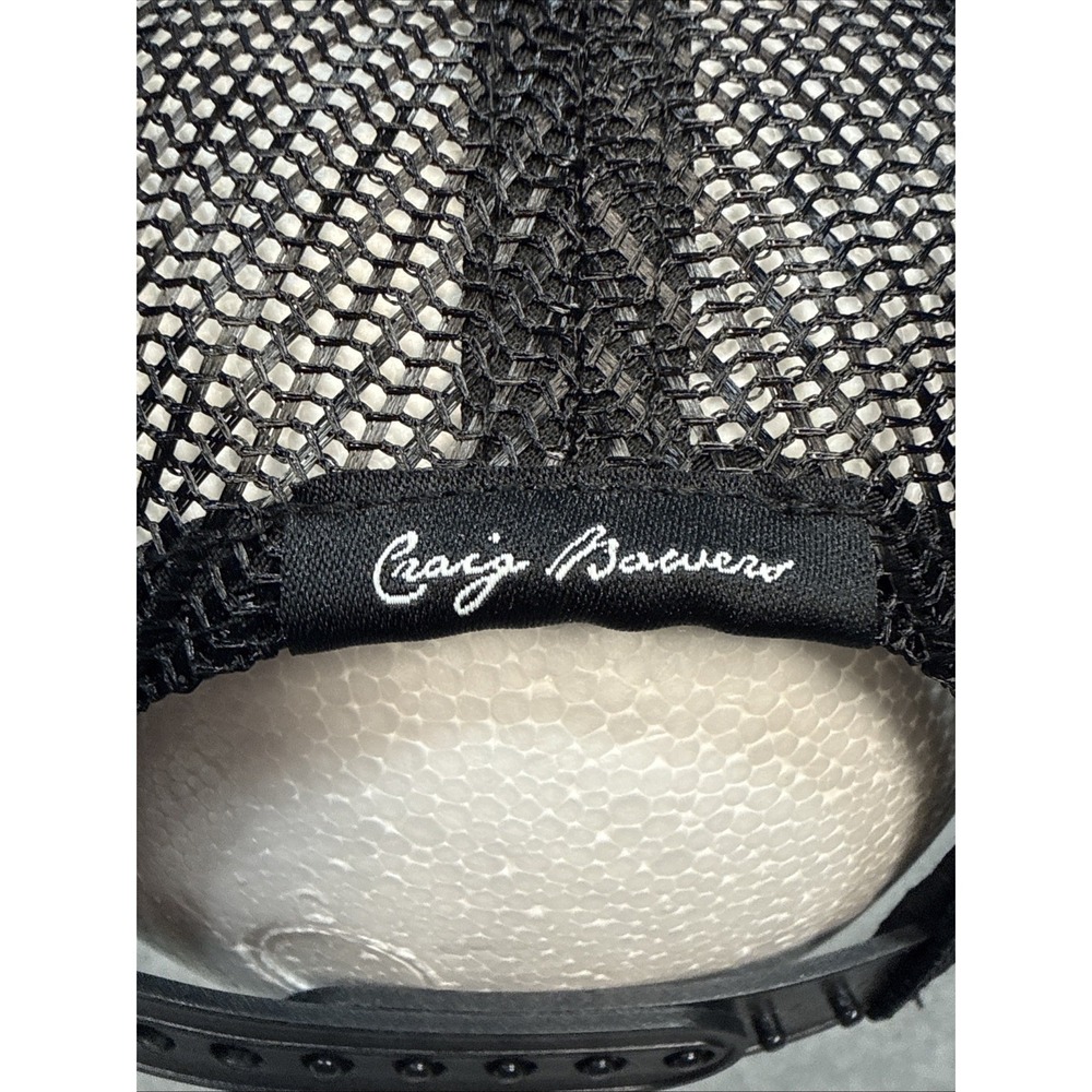 Monster Ball Crazy Bounce Golf‎ Trucker Cap Snapback Gray Black Craig Bowers NWT - Picture 4 of 9